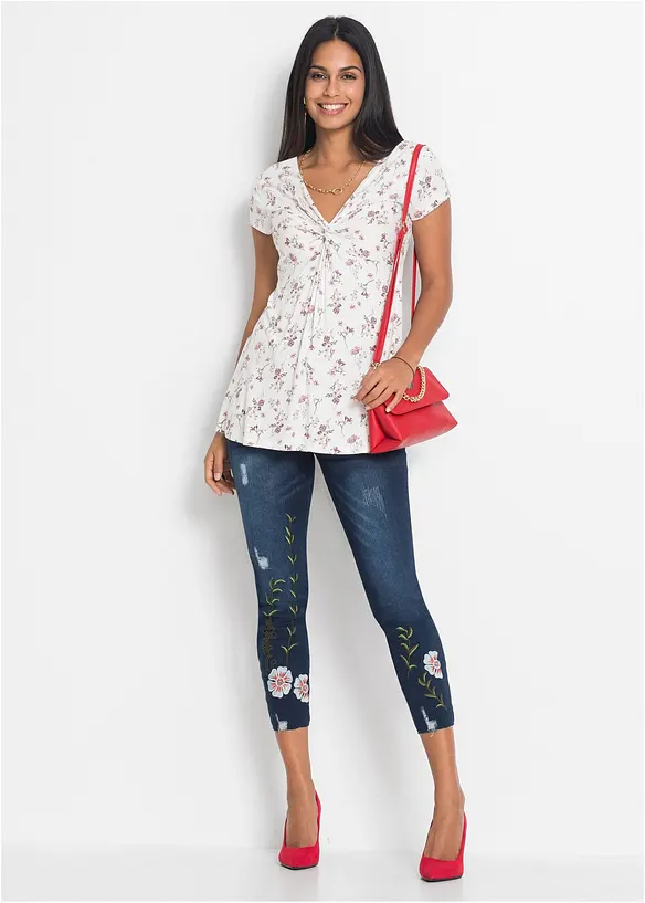 Shirt in een viscosemix, bonprix