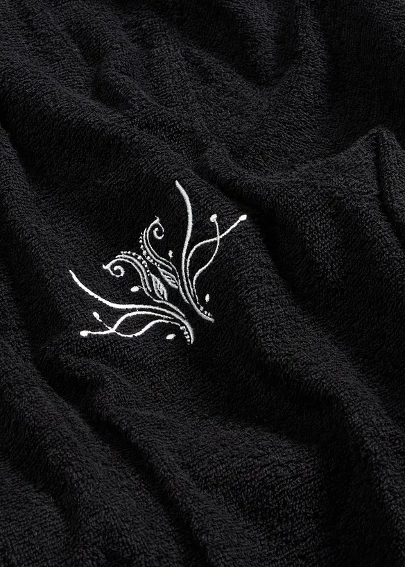 Frott&eacute; badjas van katoen, bonprix