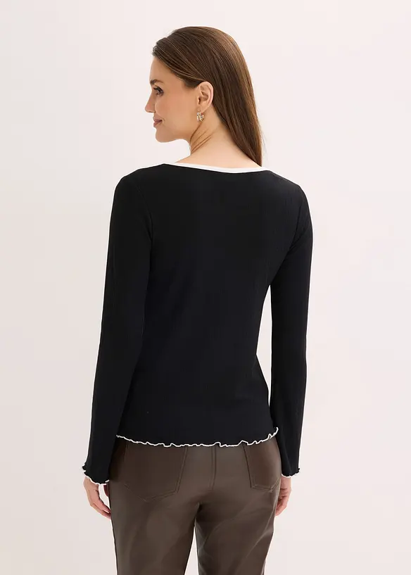 Geribd longsleeve, bonprix