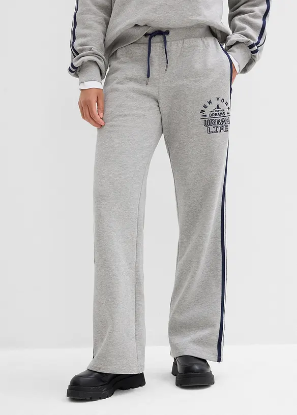 Sweatpants in een zachte katoenmix, bonprix