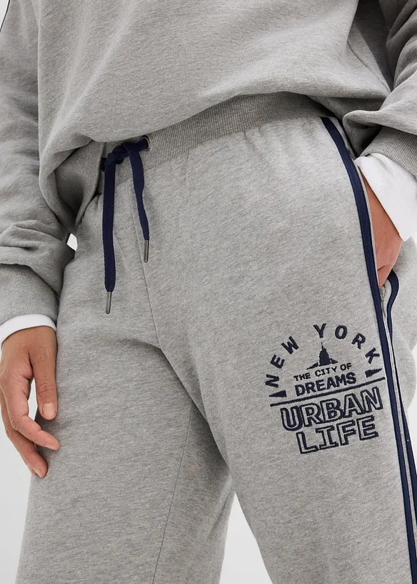 Sweatpants in een zachte katoenmix, bonprix