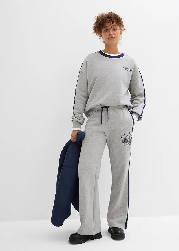 Sweatpants in een zachte katoenmix, bonprix