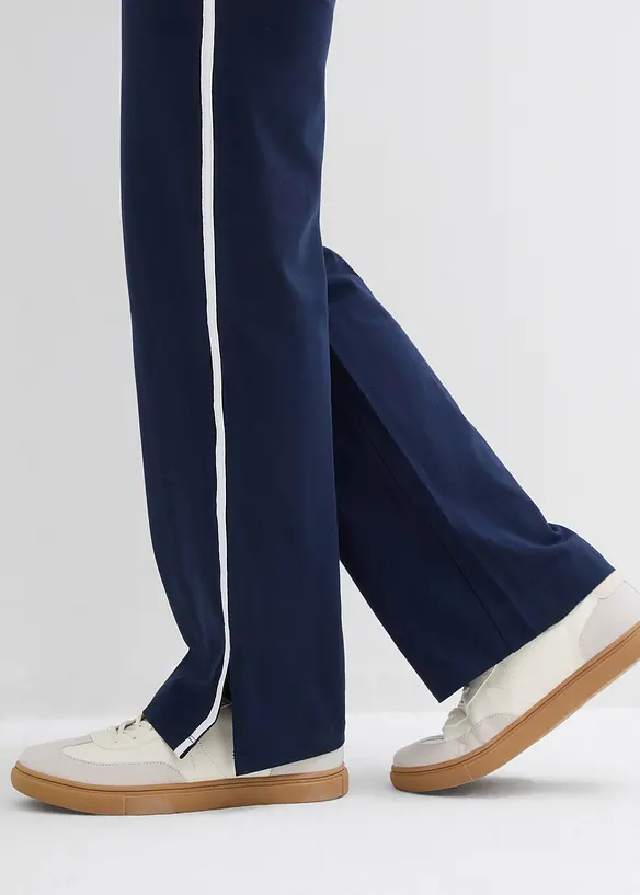 Stretch joggingpak van katoen (2-dlg. set), bonprix