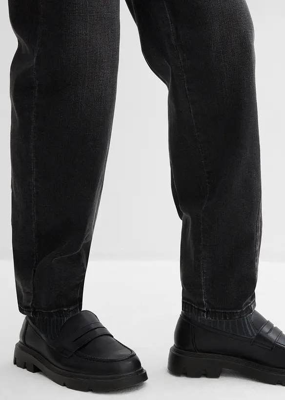 Barrel jeans met high waist en biologisch katoen, bonprix