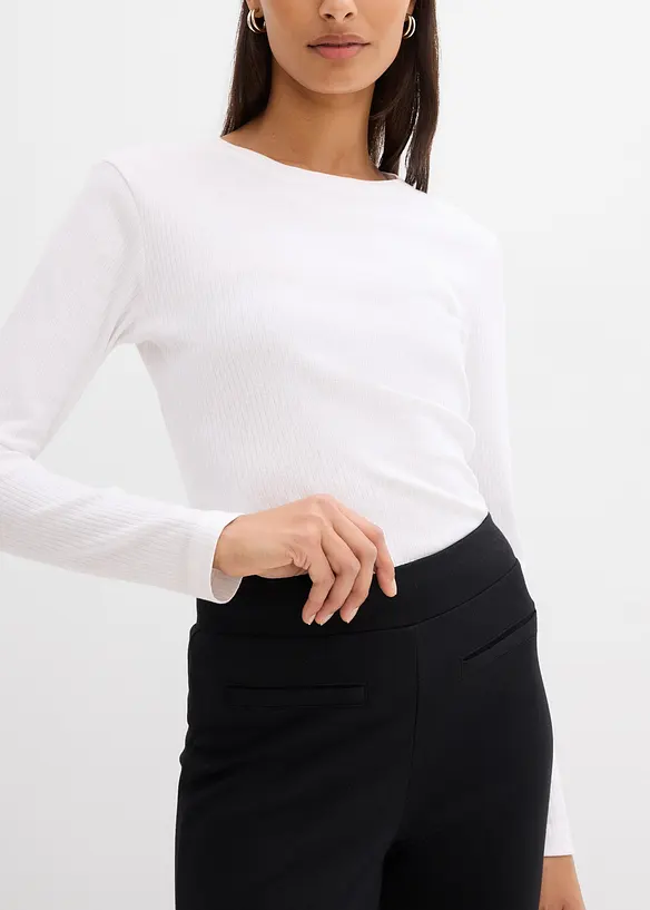 Broek met split van Punta di Roma, bonprix