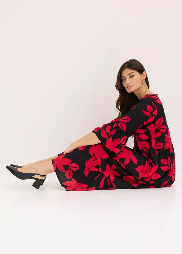 Maxi jurk van viscose, bonprix