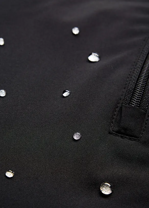 Outdoor thermo skibroek met high waist en comfortband, waterdicht, straight, bonprix