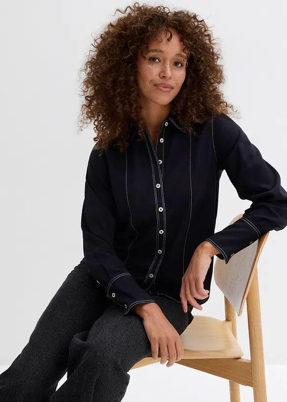 Blouse van soepele viscose, bonprix