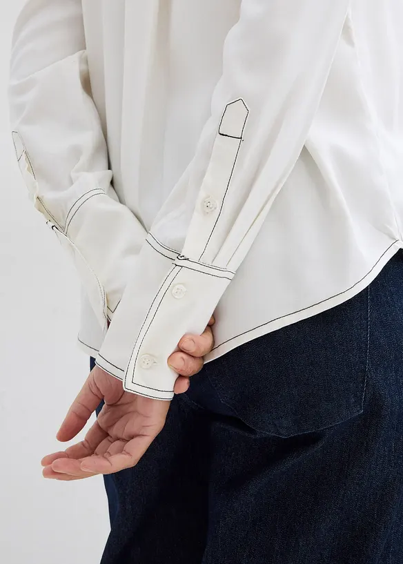 Blouse van soepele viscose, bonprix