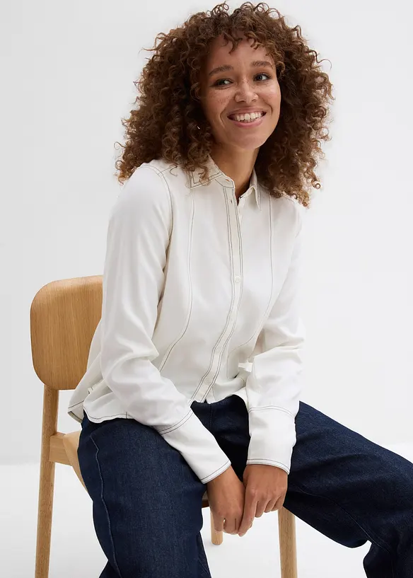 Blouse van soepele viscose, bonprix