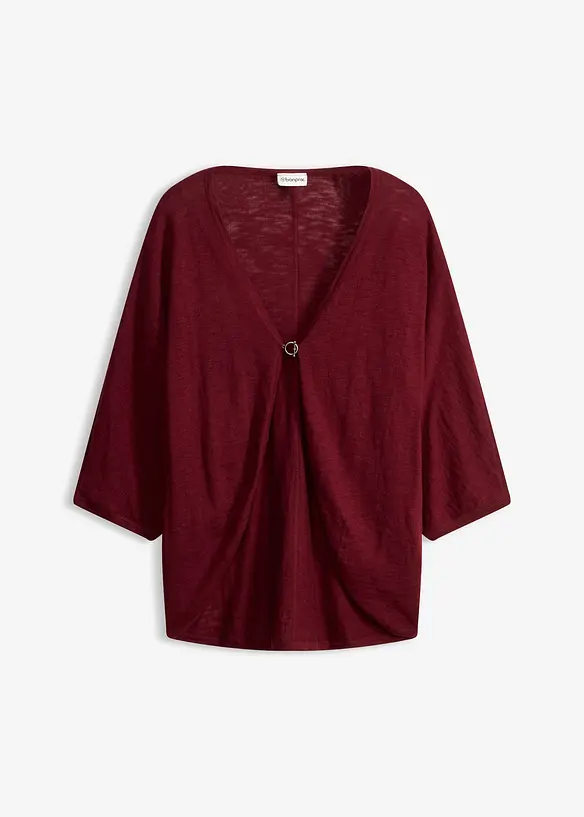 Fijn gebreid vest van puur katoen, bonprix