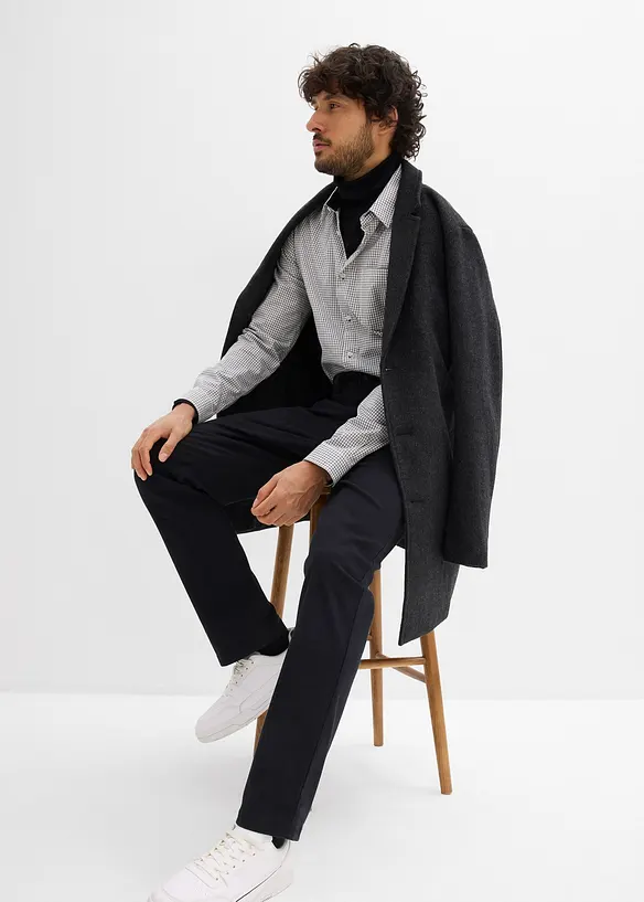 Classic fit stretchbroek met comfortabele tailleband, straight, bonprix