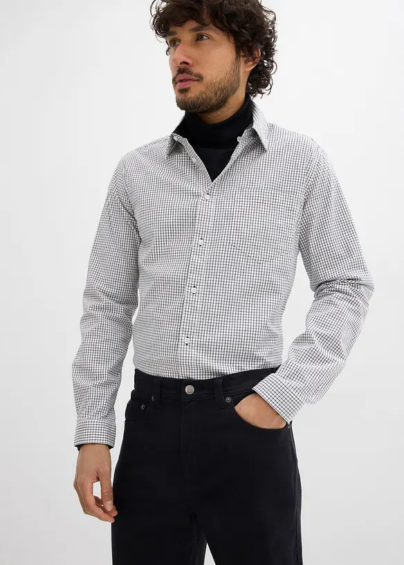 Classic fit stretchbroek met comfortabele tailleband, straight, bonprix