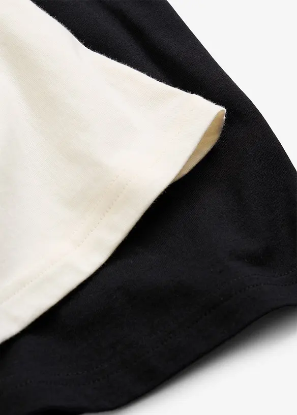 Longsleeve van puur biologisch katoen ( set van 5), bonprix