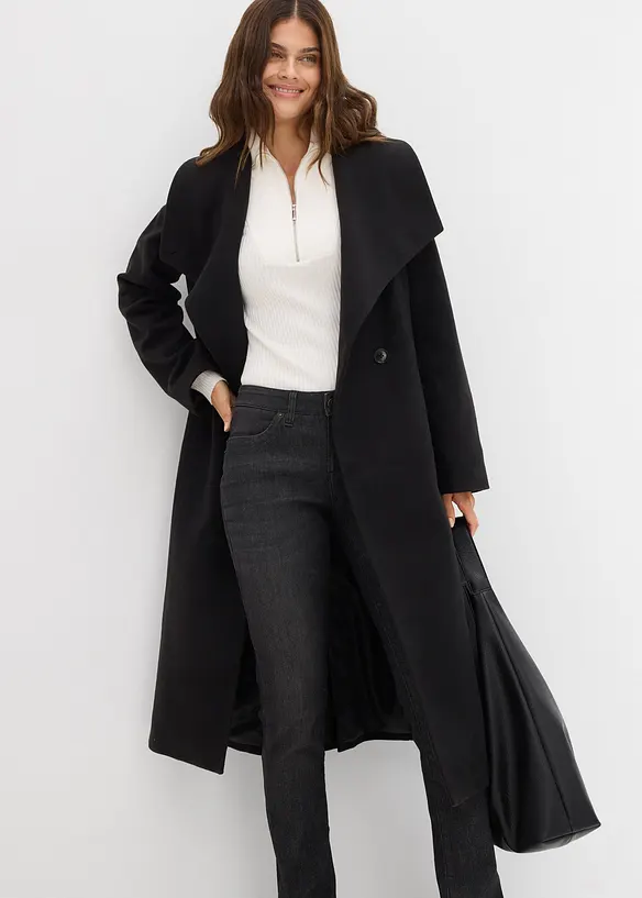 Stretch jeans mid waist, straight, bonprix