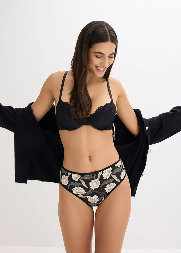 Maxislip met comfortabel katoen (4 stuks), bonprix