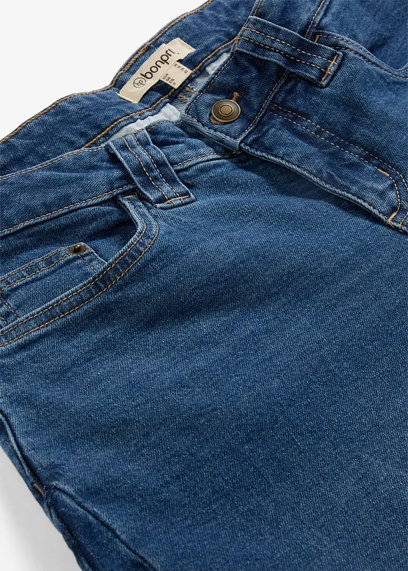 Barrel jeans mid waist, cropped, bonprix