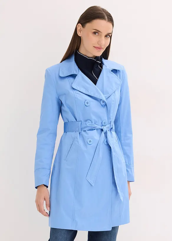 Trenchcoat van katoen, bonprix