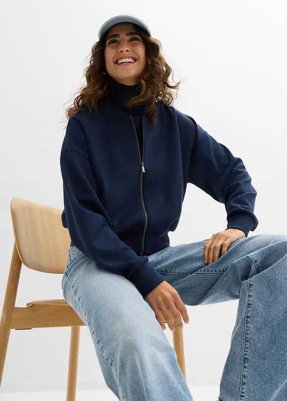 Bomber van zachte viscosemix, bonprix