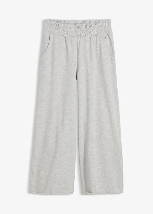 Sweatpants van biologisch katoen, 7/8 lengte, bonprix