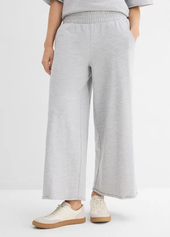 Sweatpants van biologisch katoen, 7/8 lengte, bonprix