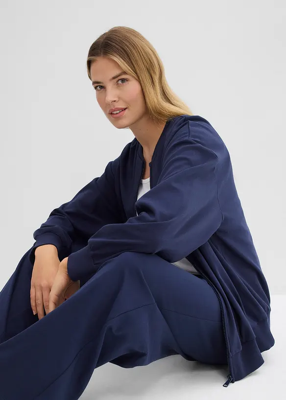 Sweatvest van puur biologisch katoen, bonprix