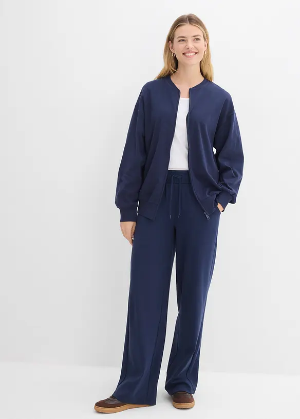 Sweatvest van puur biologisch katoen, bonprix