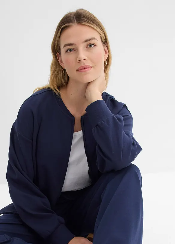 Sweatvest van puur biologisch katoen, bonprix