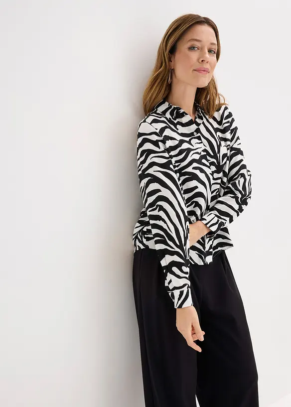 Blouse van soepele viscose, bonprix