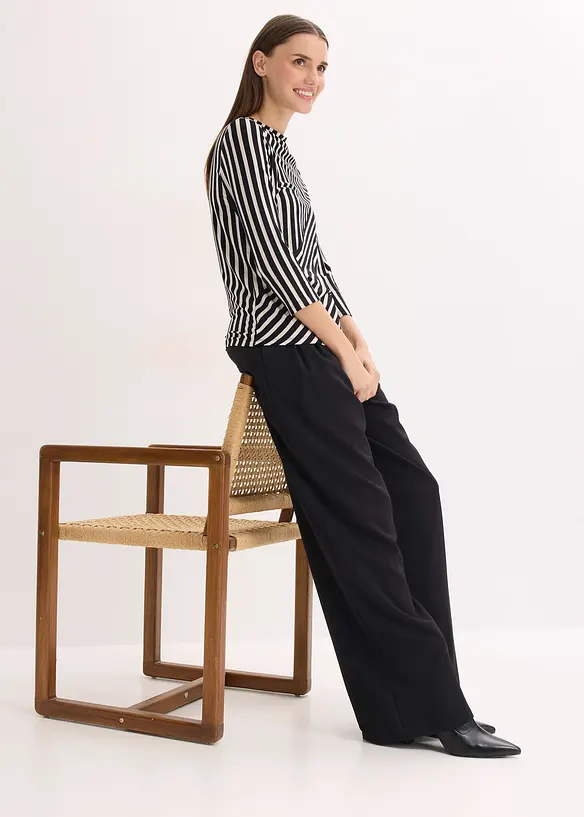 Shirt in een zachte viscosemix, bonprix