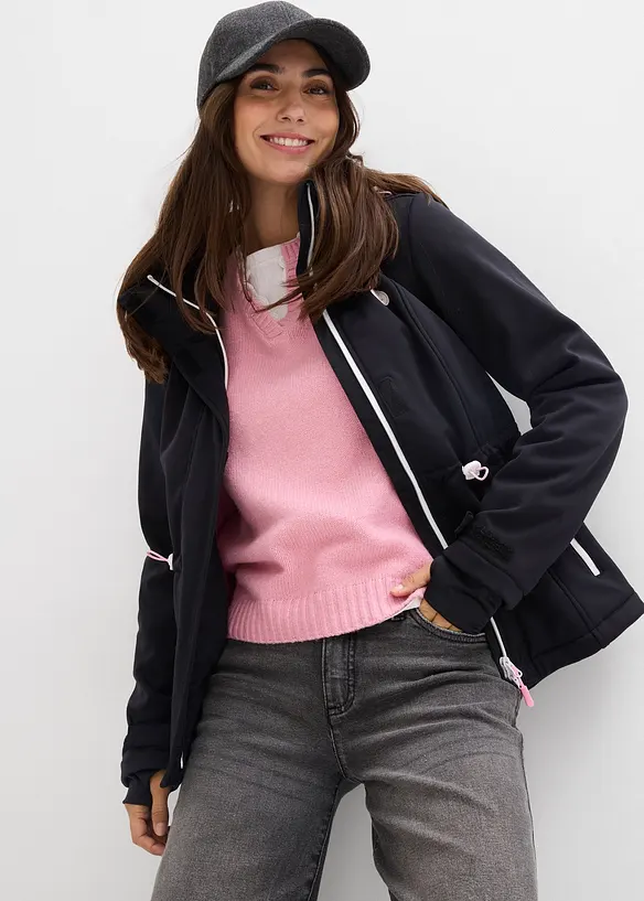 Waterafstotende softshell jas, bonprix