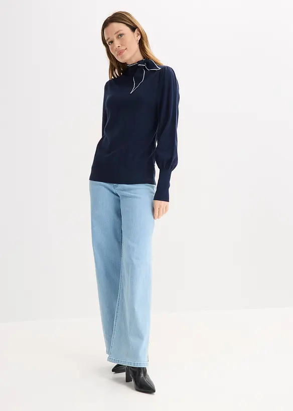 Trui van viscosemix, bonprix