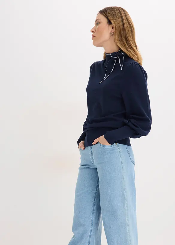 Trui van viscosemix, bonprix