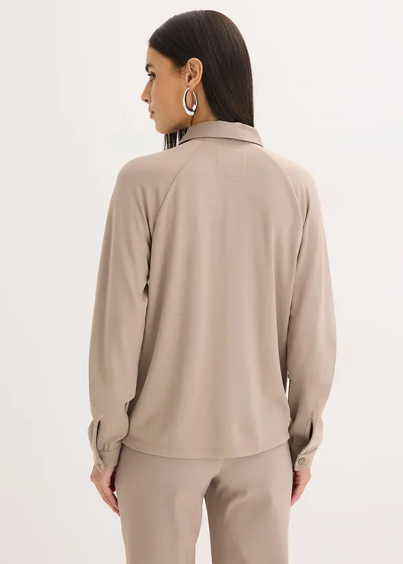 Lichte jas van Punto di Roma met satijnen rand, bonprix