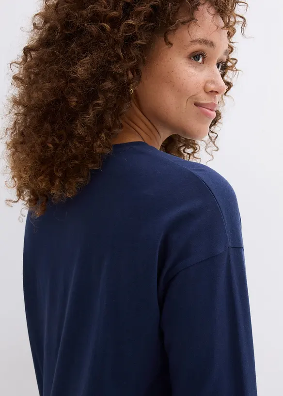 Shirt met blouse-inzet, bonprix