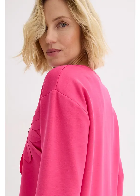 Sweater met applicatie, bonprix