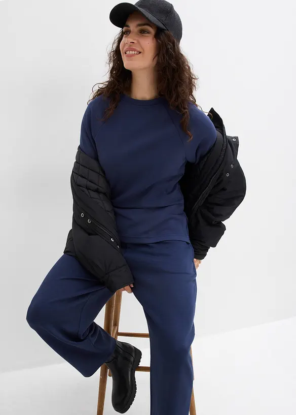 Jersey broek van scuba in barrel model, bonprix