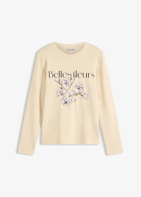 Longsleeve met biologisch katoen, bonprix