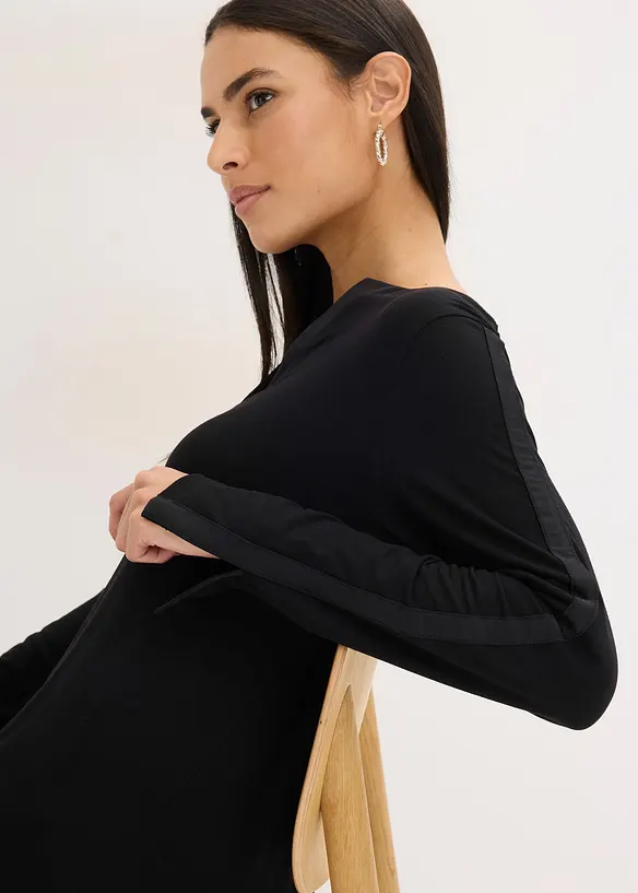 Longsleeve met splitten, bonprix