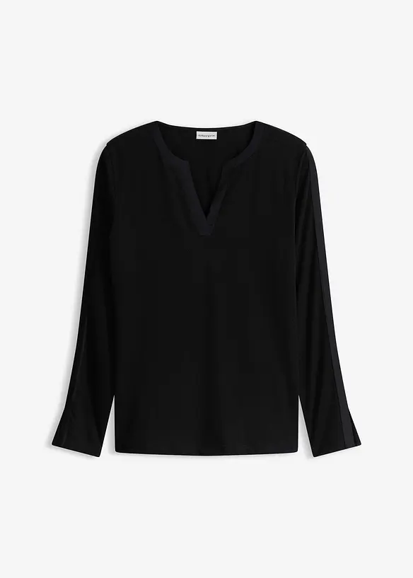 Longsleeve met splitten, bonprix