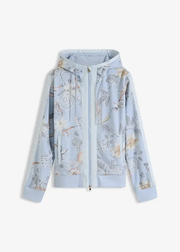 Sweatvest met print, bonprix