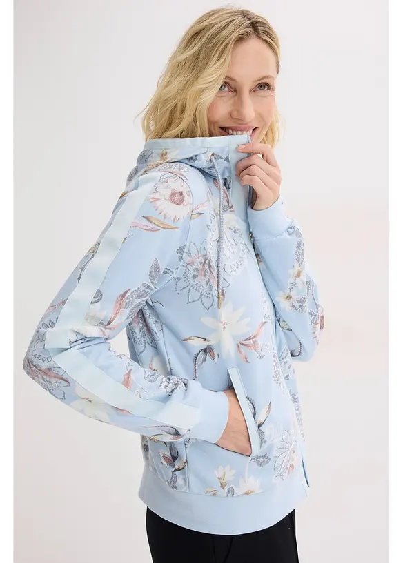 Sweatvest met print, bonprix