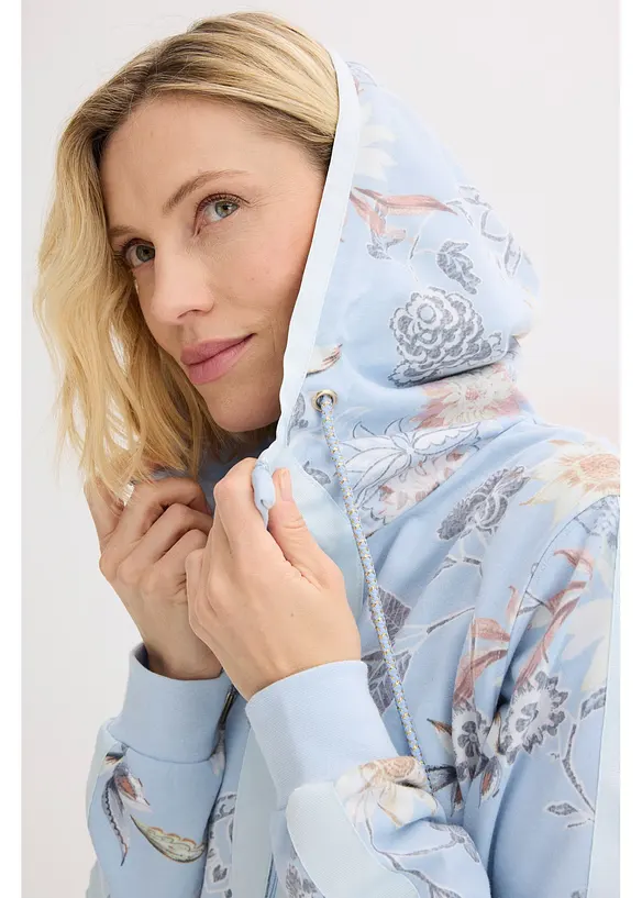 Sweatvest met print, bonprix