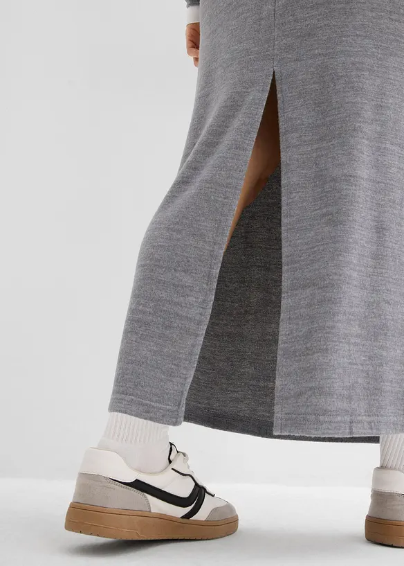 Sweatrok in gebreide look, bonprix