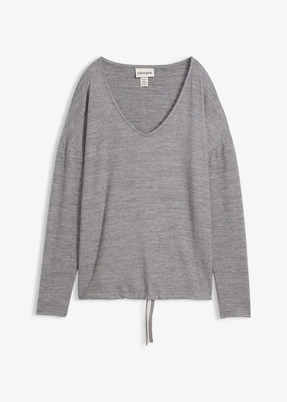 Oversized sweater in gebreide look, bonprix