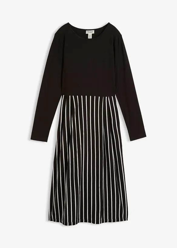 Midi jurk van katoen-jersey, bonprix