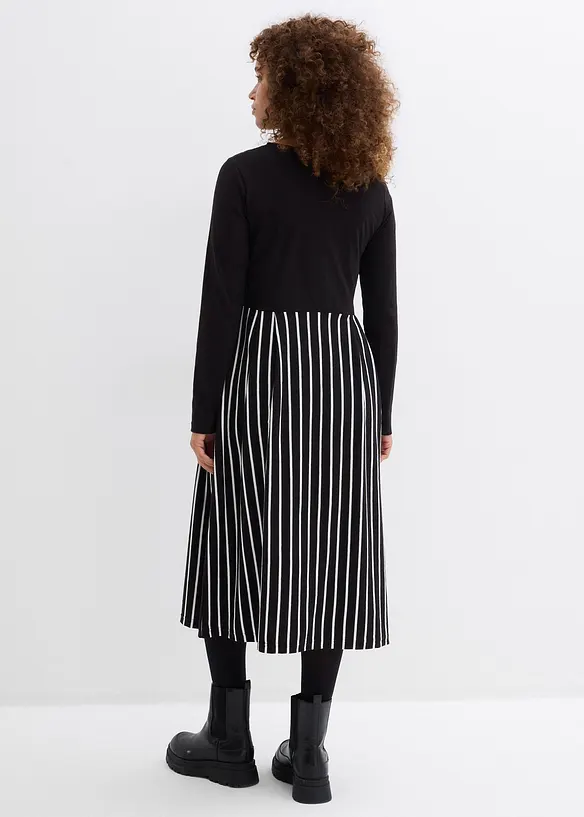 Midi jurk van katoen-jersey, bonprix