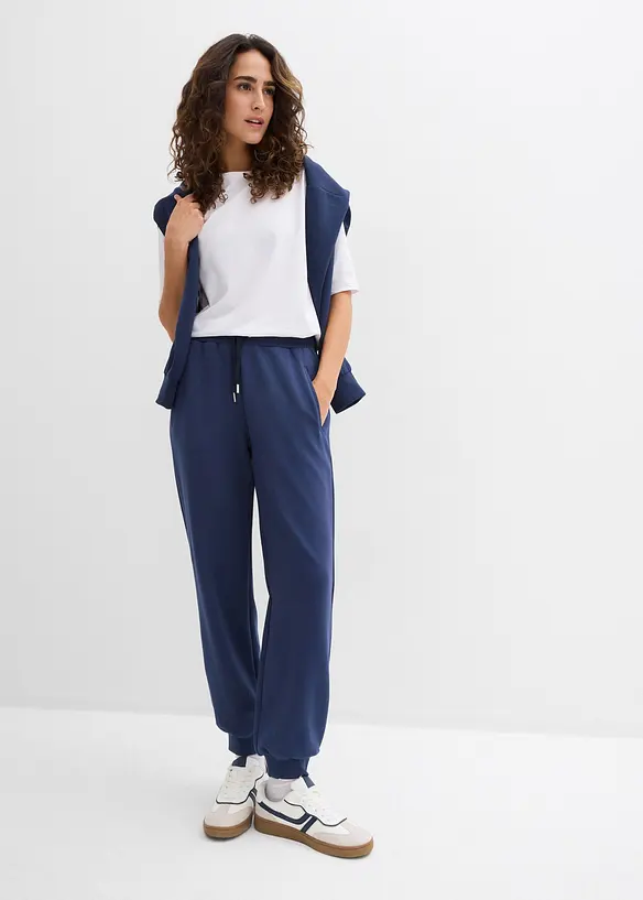 Joggingbroek van zachte scuba, bonprix