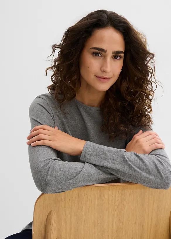 Longshirt van biologisch katoen, bonprix