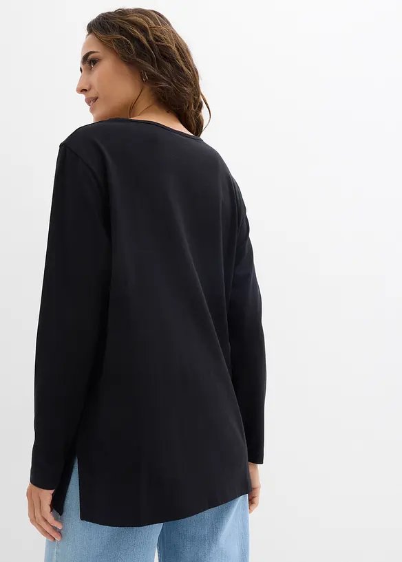 Longshirt van biologisch katoen, bonprix